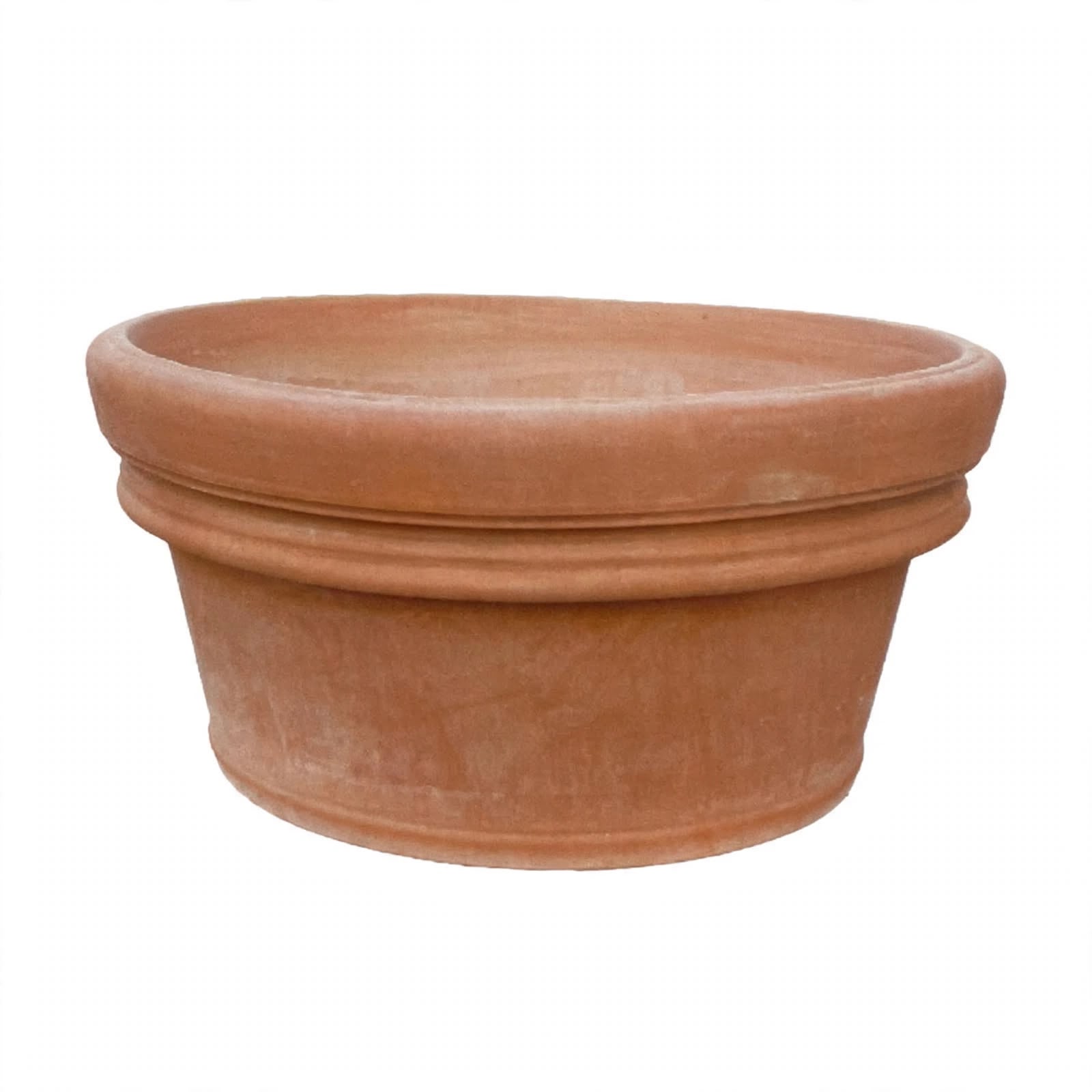 Vaso liscio doppio bordo basso