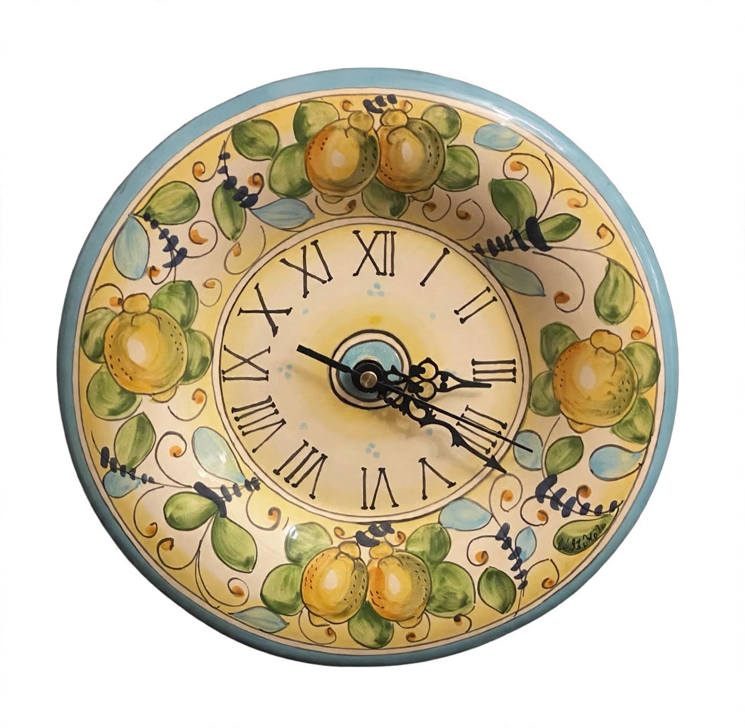 Orologio limoni celesti 