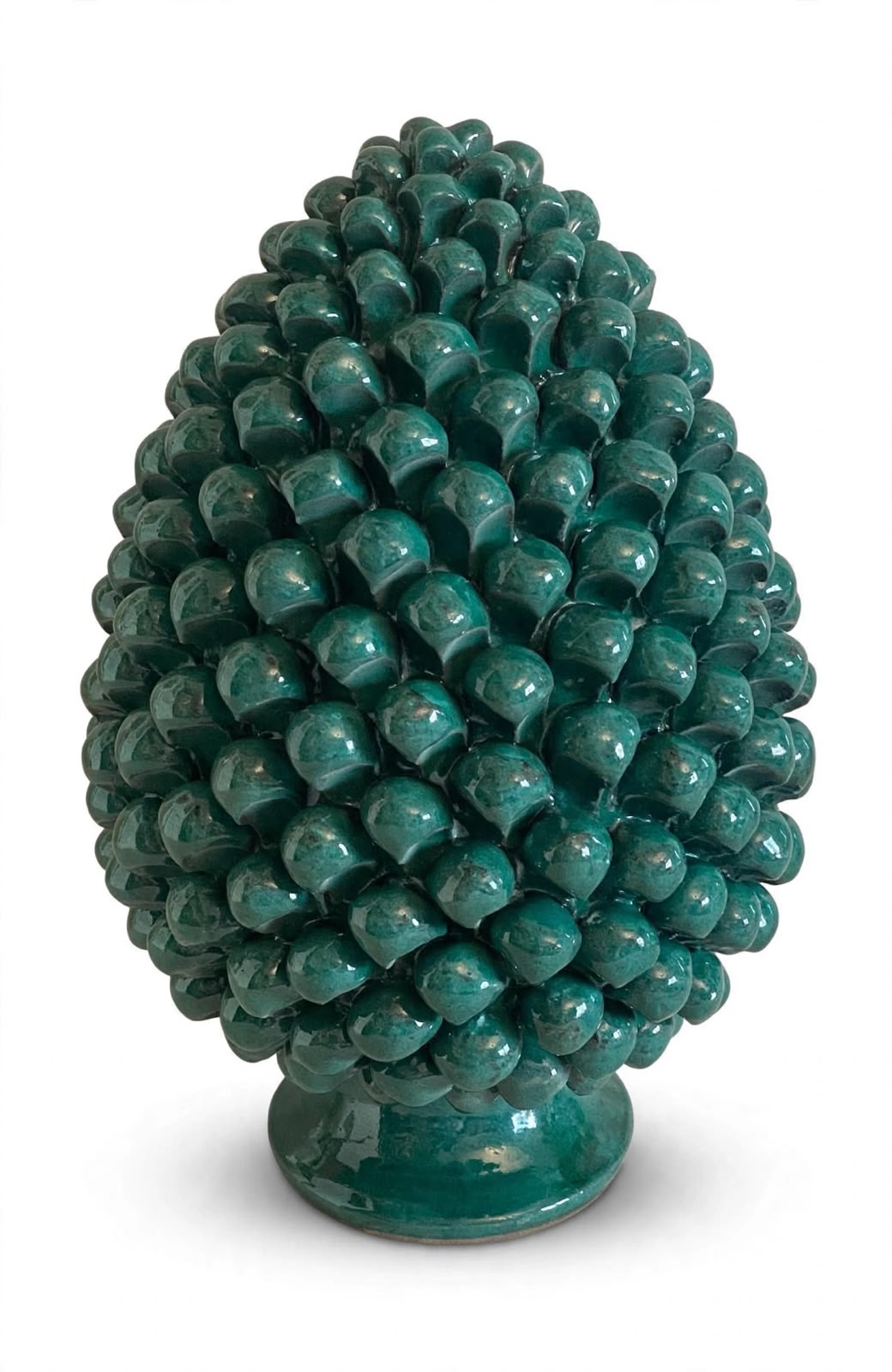 Emerald green pine cone