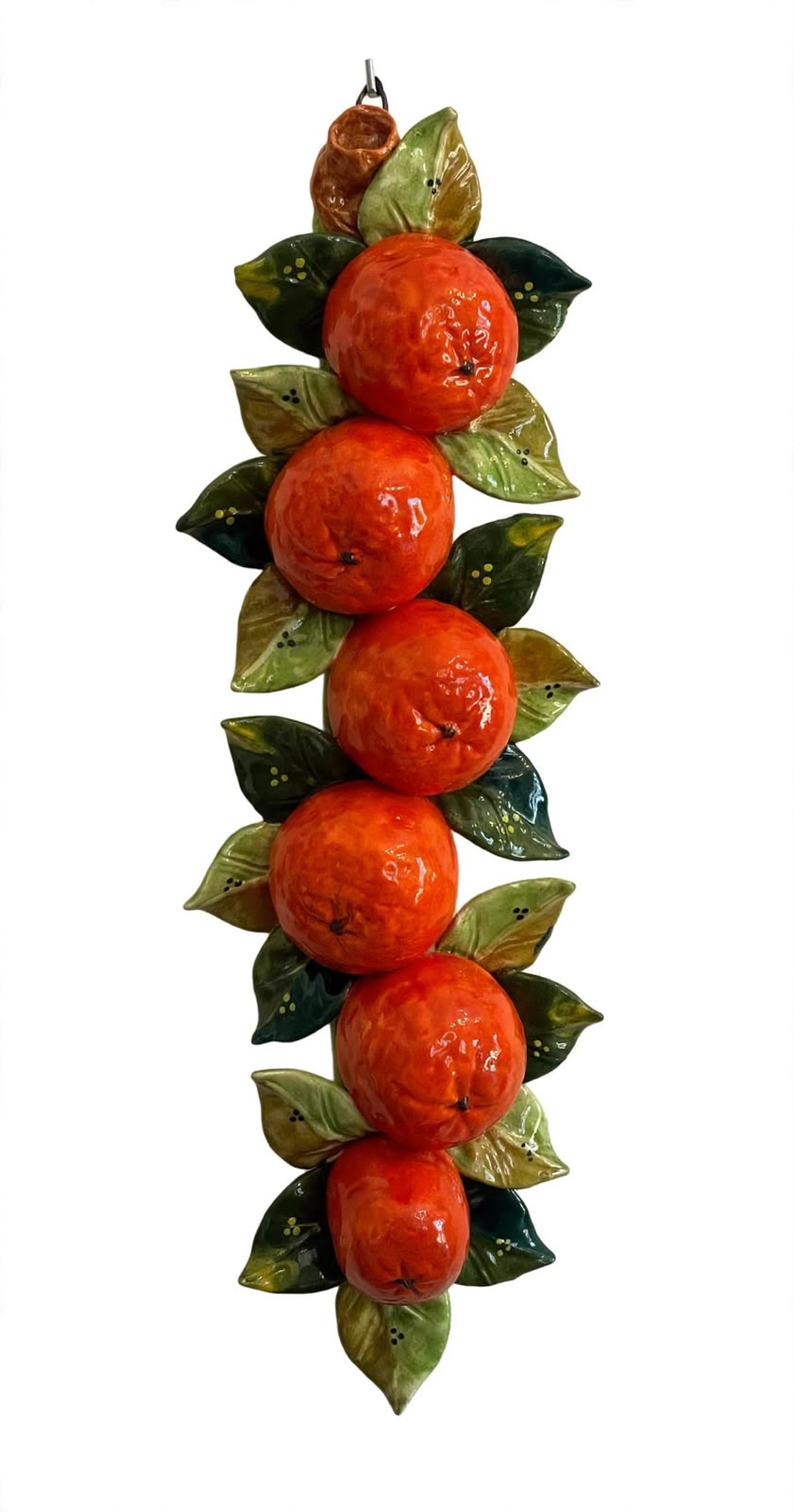 Branch h45 of 5 oranges