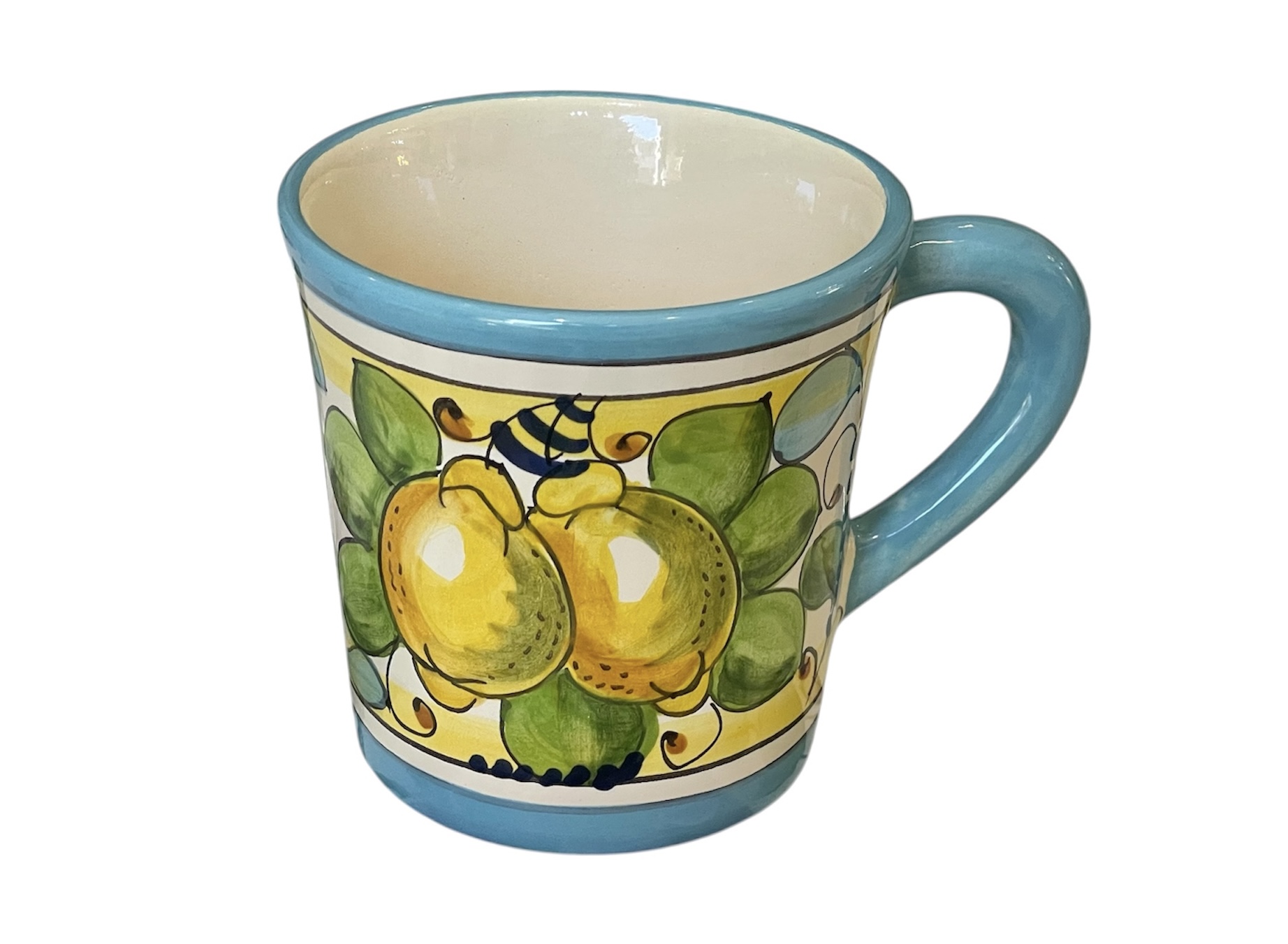 Mug h10,5 con limoni celesti 