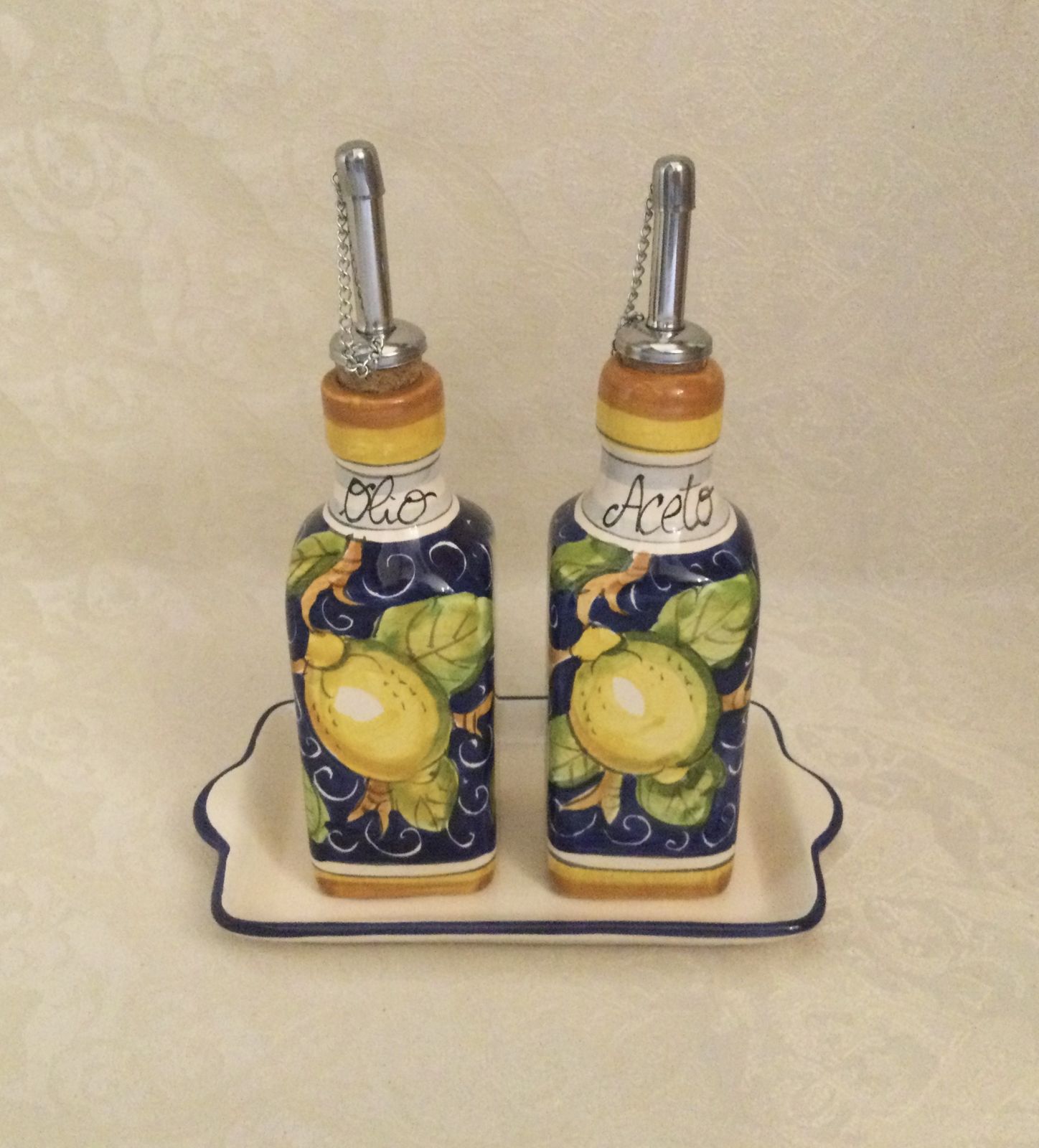 Set olio&aceto ceramica h15 