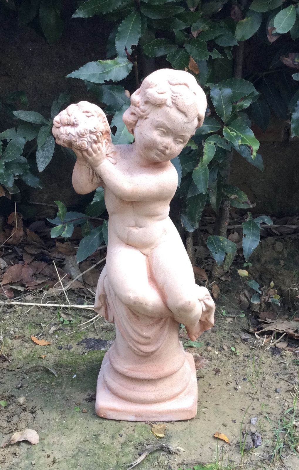 Putto in terracotta h50 