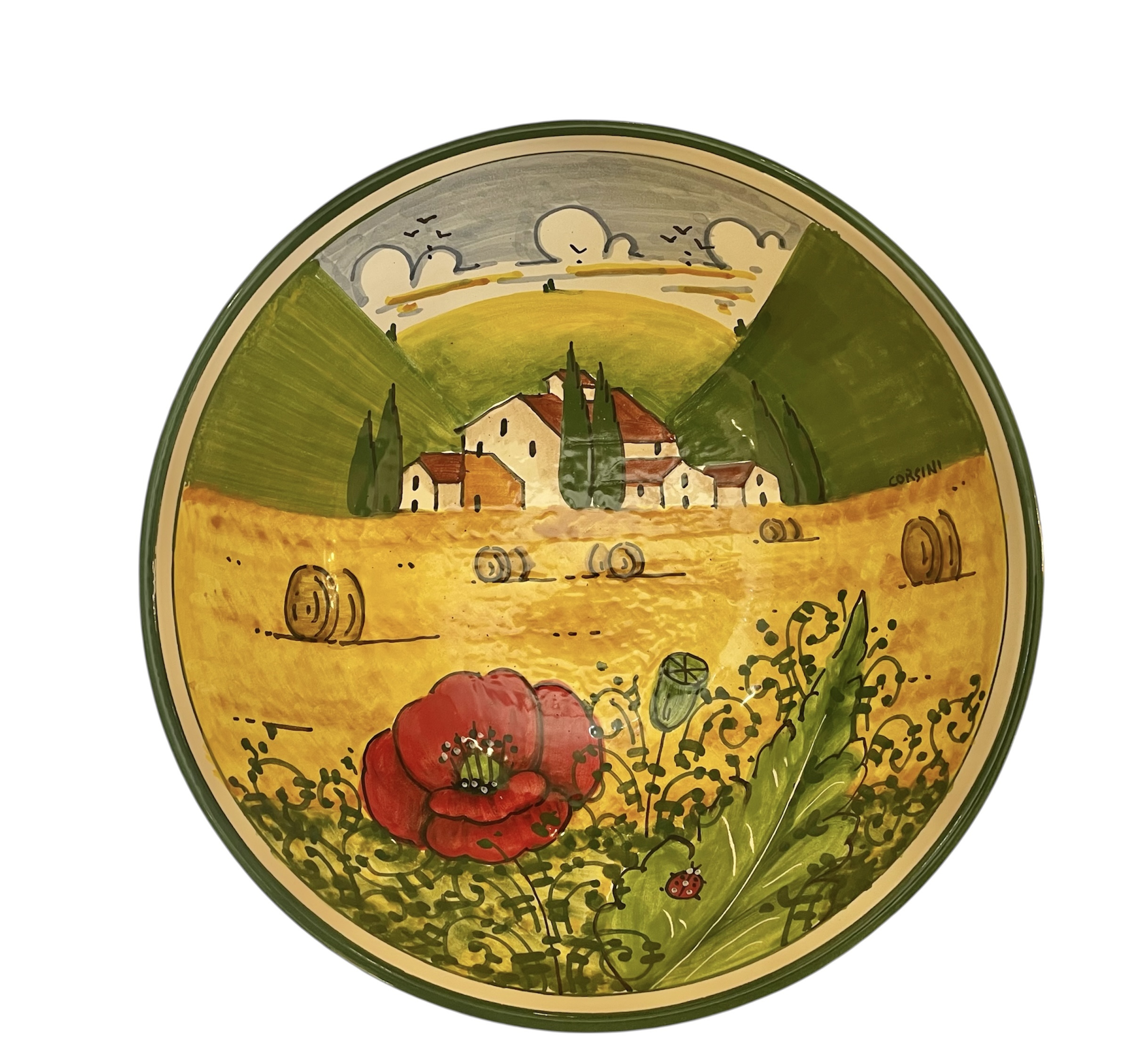 Bolo con paesaggio estate D25