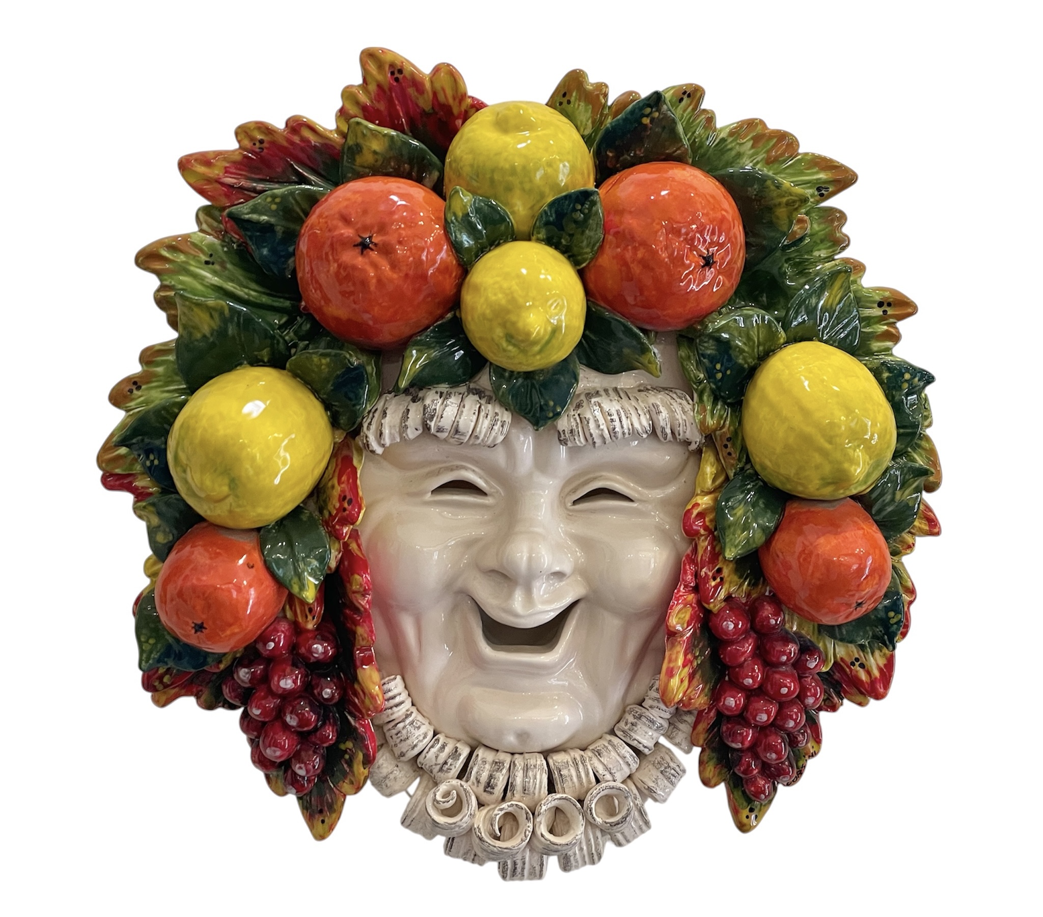 Maschera con Aranci,limoni&uva 40x40