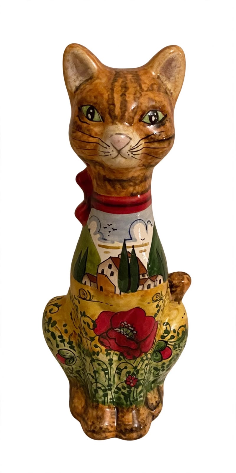 Cat summer landscape