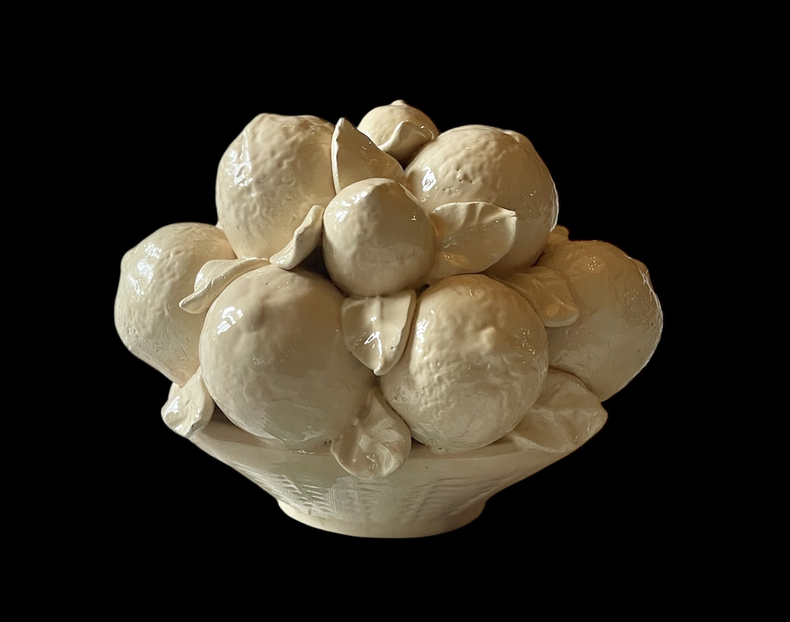 Fruttiera mignon con limoni 12x12 