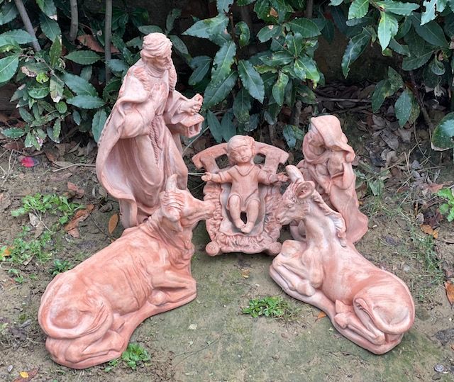 Presepe in terracotta 5pz  h50